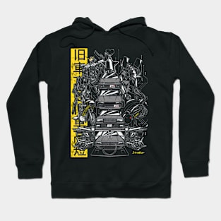 Japanese Introwear Mecha Hoodie